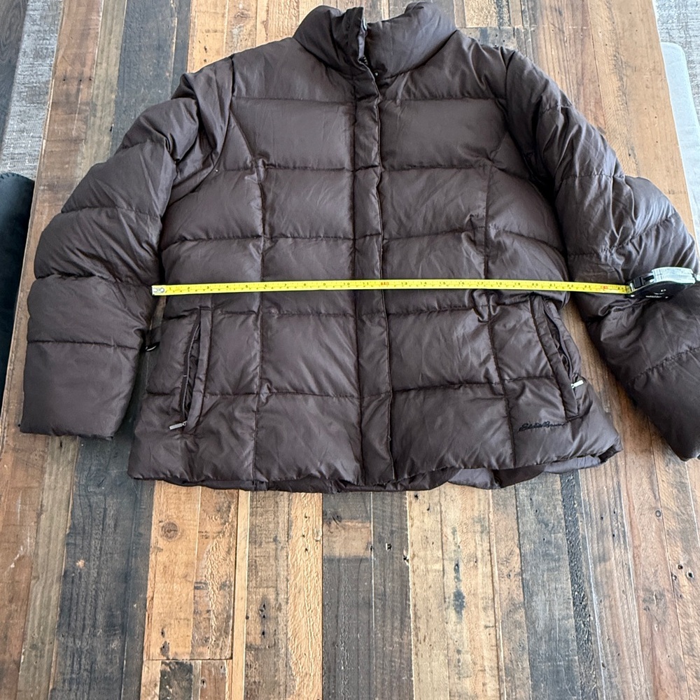 Eddie Bauer Chocolate Brown Puffer Jacket